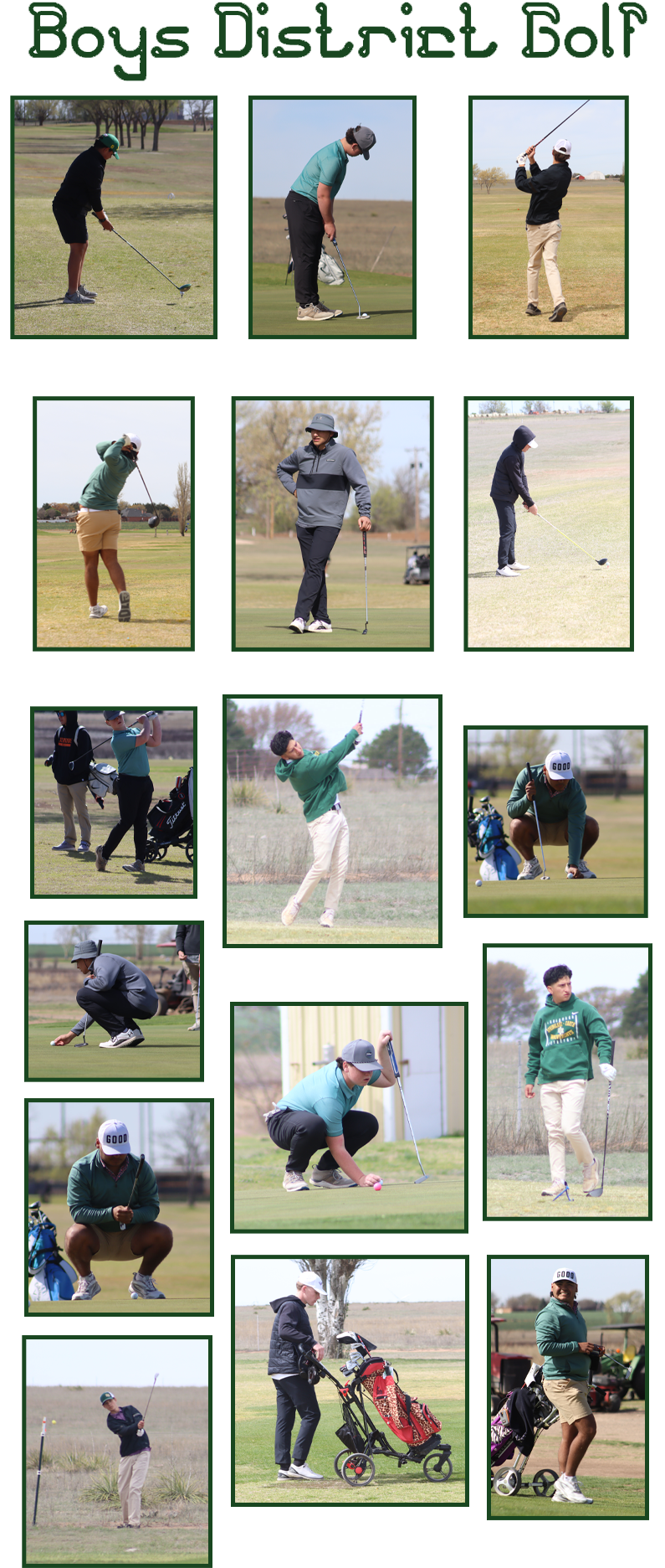 Springlake Earth High School Boys District Golf Springlake Earth High School Boys District Golf